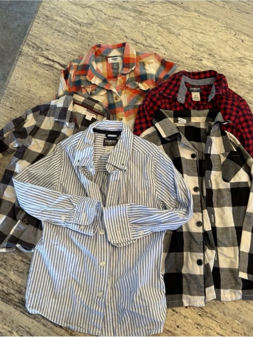 OshKosh,old navy, cat&jack Striped Button-Down Shirt